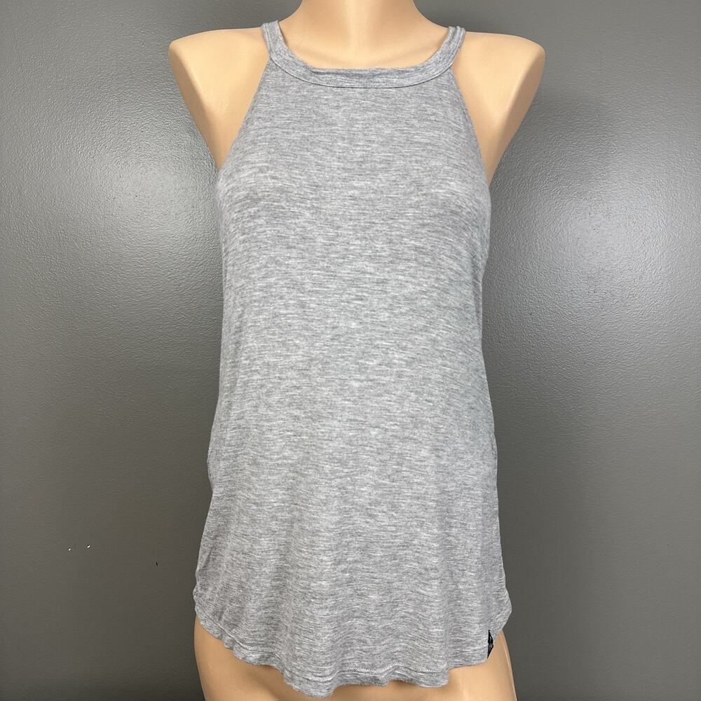Constantly Varied Gear Women's Gray Muscle Tank High Neck Flowy Top Medium CVG